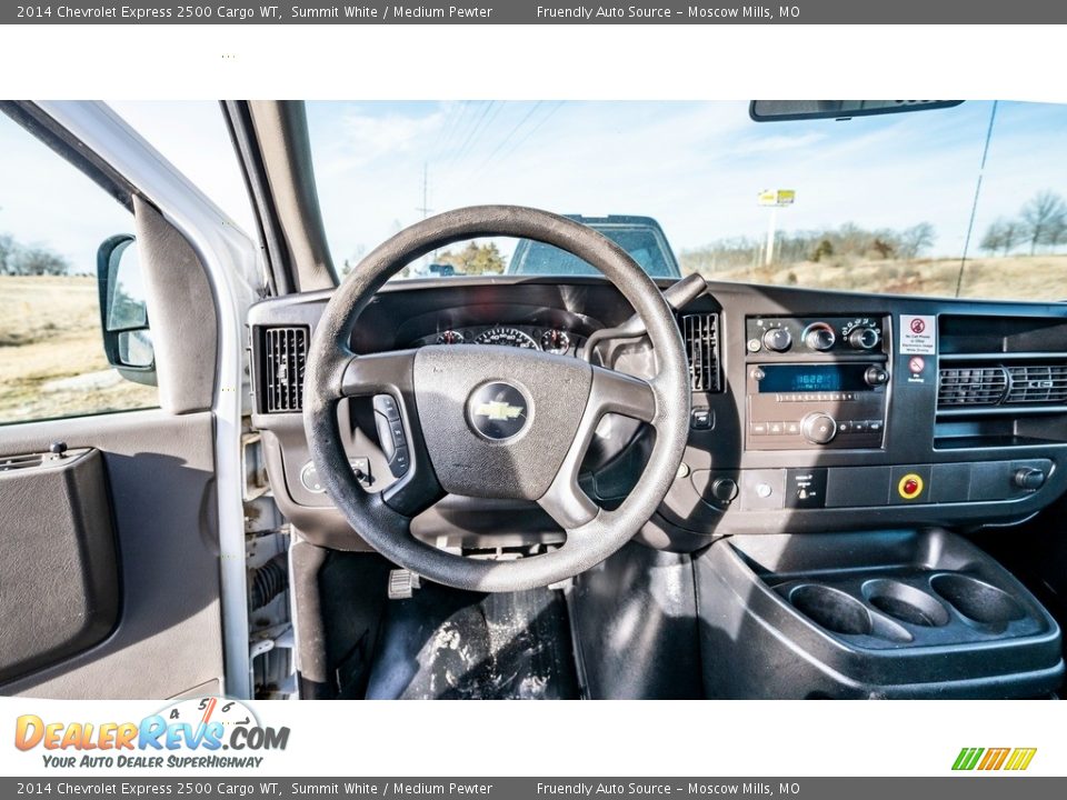 2014 Chevrolet Express 2500 Cargo WT Summit White / Medium Pewter Photo #26