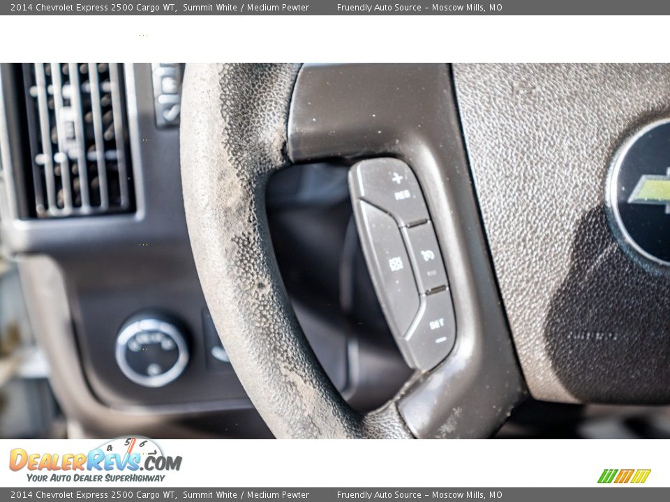 2014 Chevrolet Express 2500 Cargo WT Summit White / Medium Pewter Photo #27