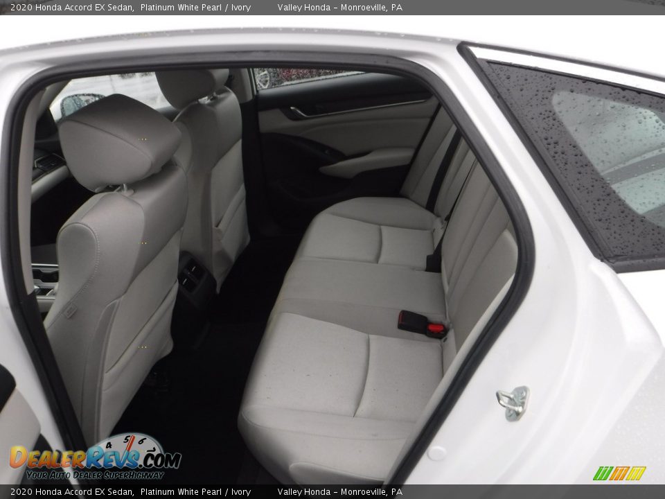 2020 Honda Accord EX Sedan Platinum White Pearl / Ivory Photo #27