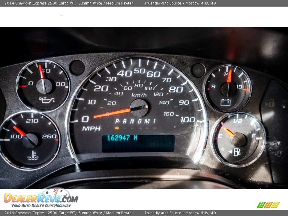 2014 Chevrolet Express 2500 Cargo WT Summit White / Medium Pewter Photo #28