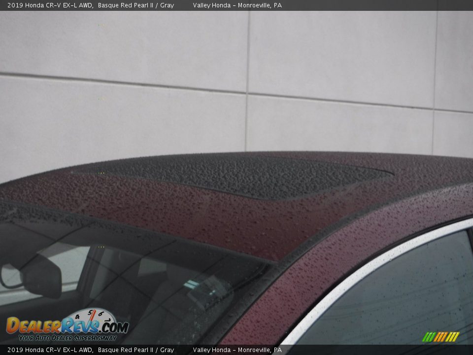 2019 Honda CR-V EX-L AWD Basque Red Pearl II / Gray Photo #4