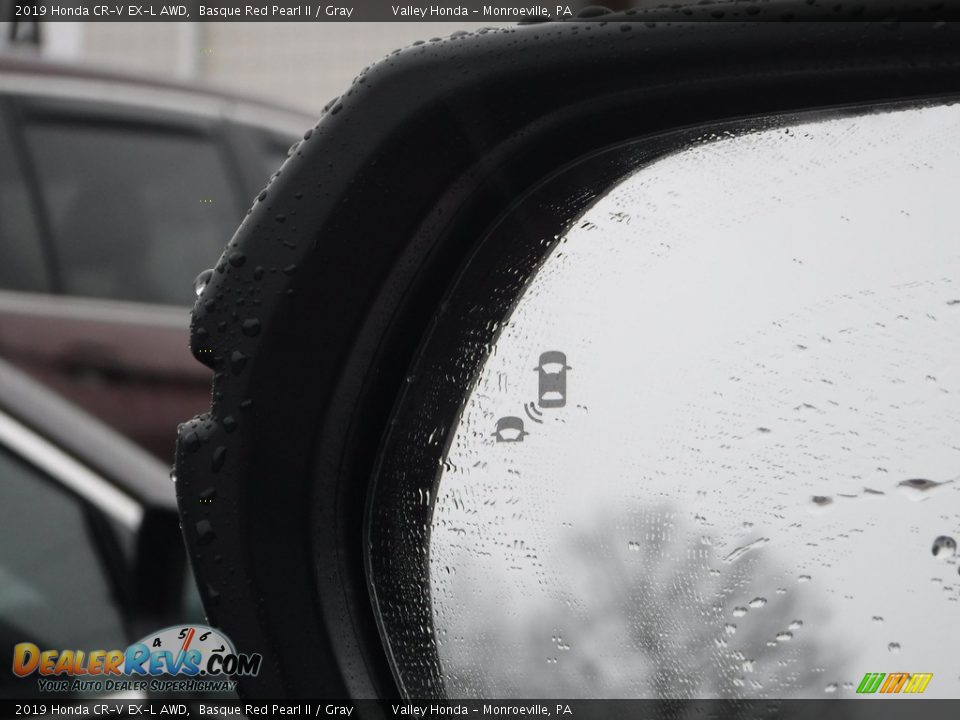 2019 Honda CR-V EX-L AWD Basque Red Pearl II / Gray Photo #7