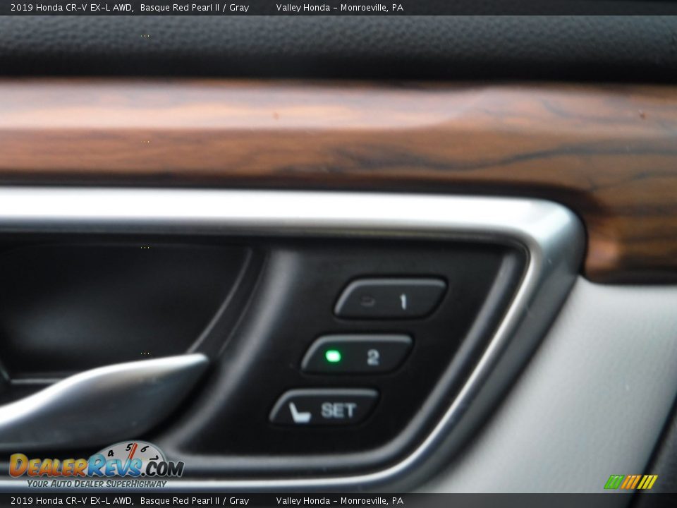 2019 Honda CR-V EX-L AWD Basque Red Pearl II / Gray Photo #11
