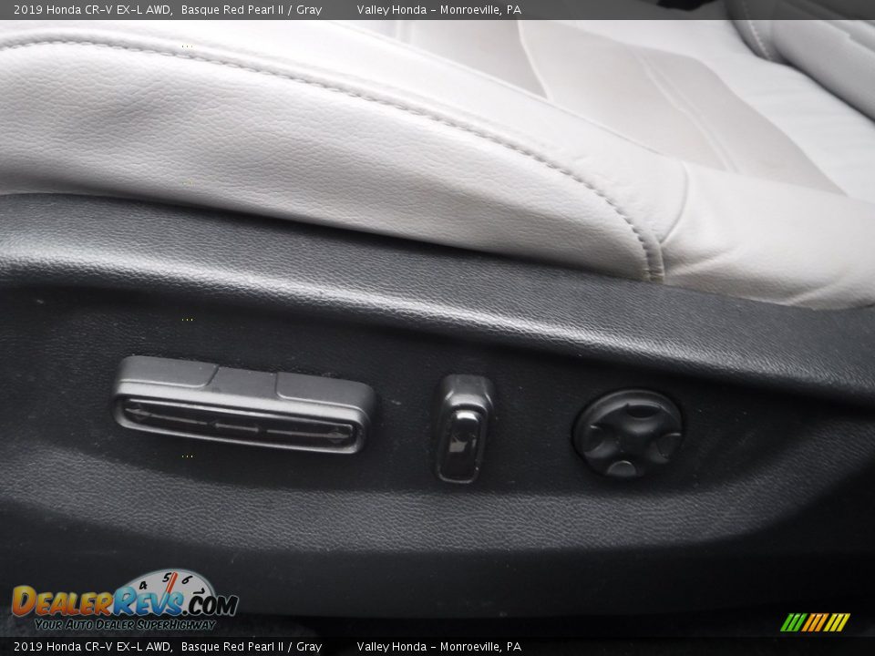 2019 Honda CR-V EX-L AWD Basque Red Pearl II / Gray Photo #15