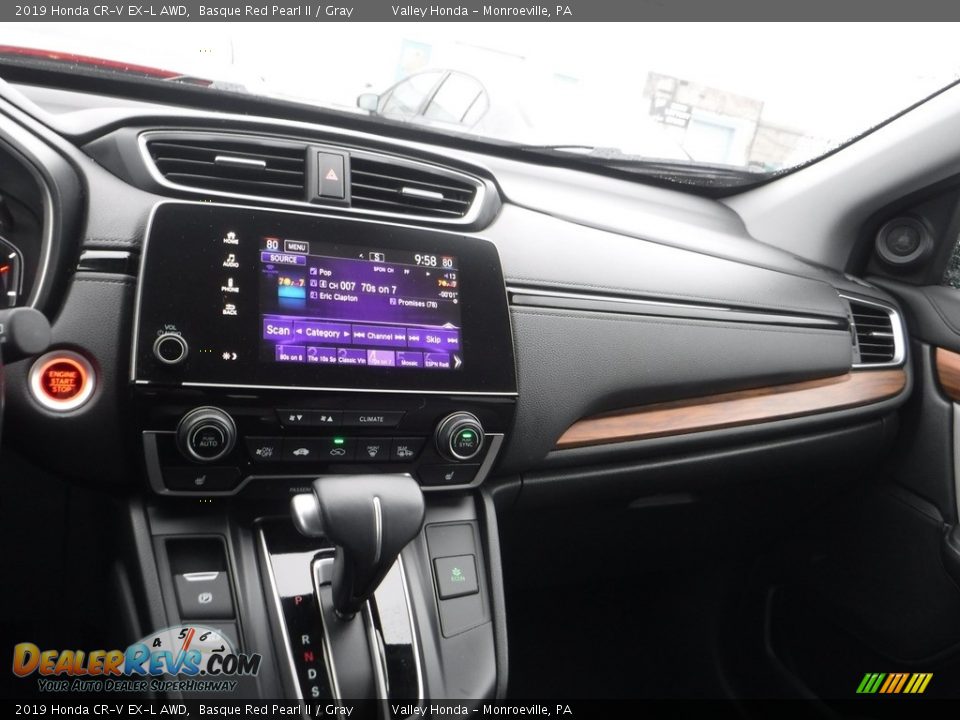 2019 Honda CR-V EX-L AWD Basque Red Pearl II / Gray Photo #17