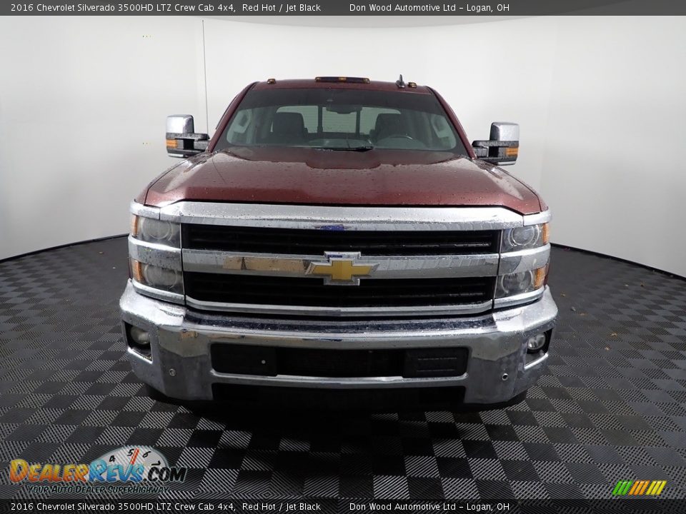 2016 Chevrolet Silverado 3500HD LTZ Crew Cab 4x4 Red Hot / Jet Black Photo #8