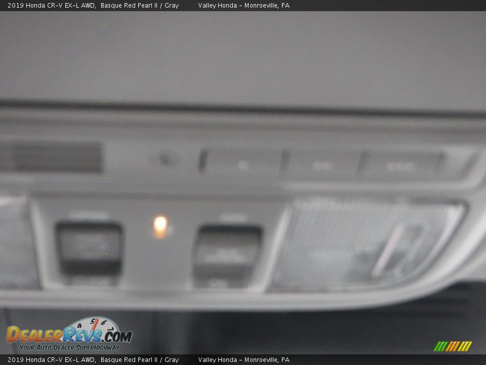 2019 Honda CR-V EX-L AWD Basque Red Pearl II / Gray Photo #22