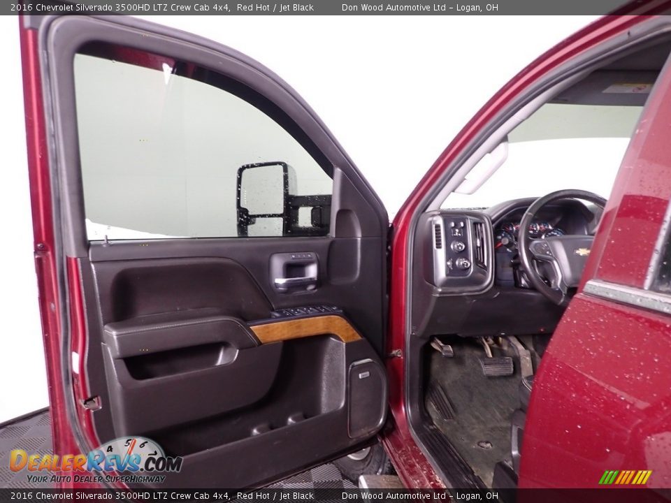 2016 Chevrolet Silverado 3500HD LTZ Crew Cab 4x4 Red Hot / Jet Black Photo #14