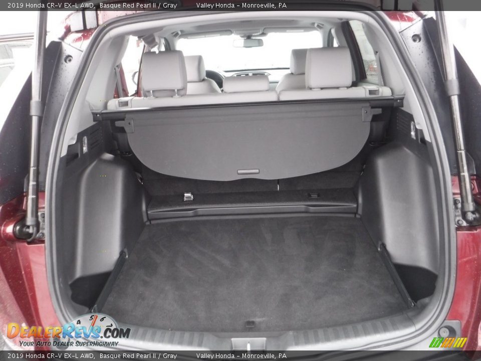 2019 Honda CR-V EX-L AWD Basque Red Pearl II / Gray Photo #27