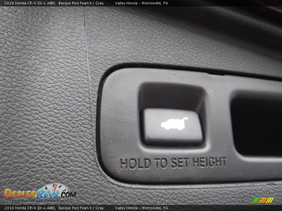 2019 Honda CR-V EX-L AWD Basque Red Pearl II / Gray Photo #28