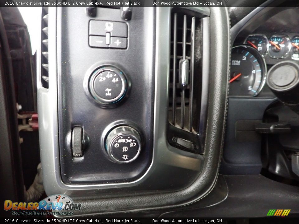 2016 Chevrolet Silverado 3500HD LTZ Crew Cab 4x4 Red Hot / Jet Black Photo #18