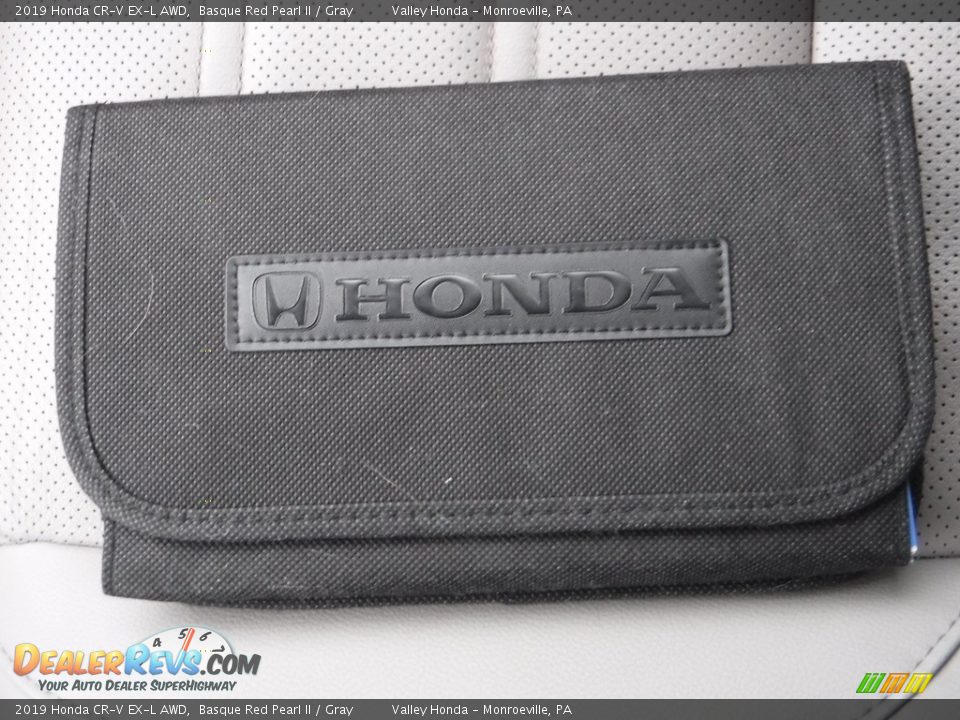2019 Honda CR-V EX-L AWD Basque Red Pearl II / Gray Photo #29