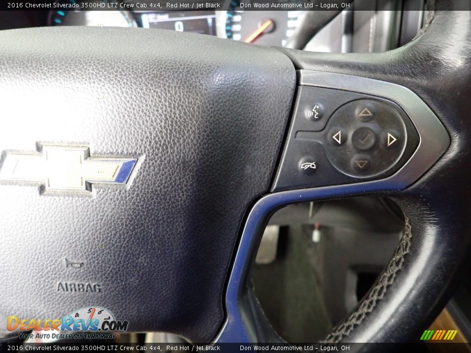 2016 Chevrolet Silverado 3500HD LTZ Crew Cab 4x4 Red Hot / Jet Black Photo #20