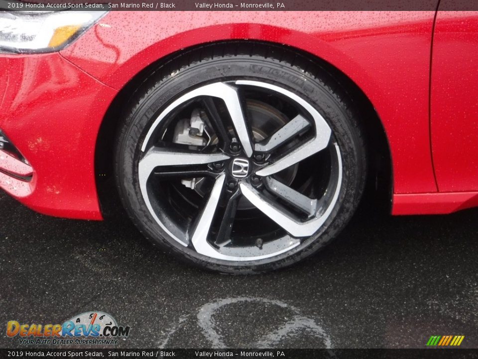 2019 Honda Accord Sport Sedan San Marino Red / Black Photo #3