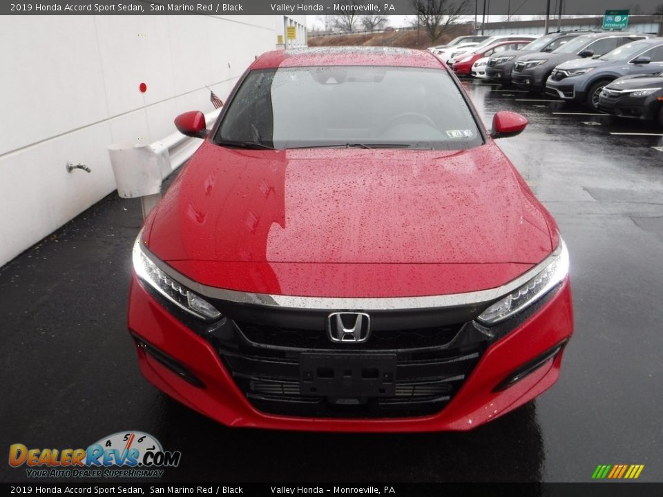 2019 Honda Accord Sport Sedan San Marino Red / Black Photo #5