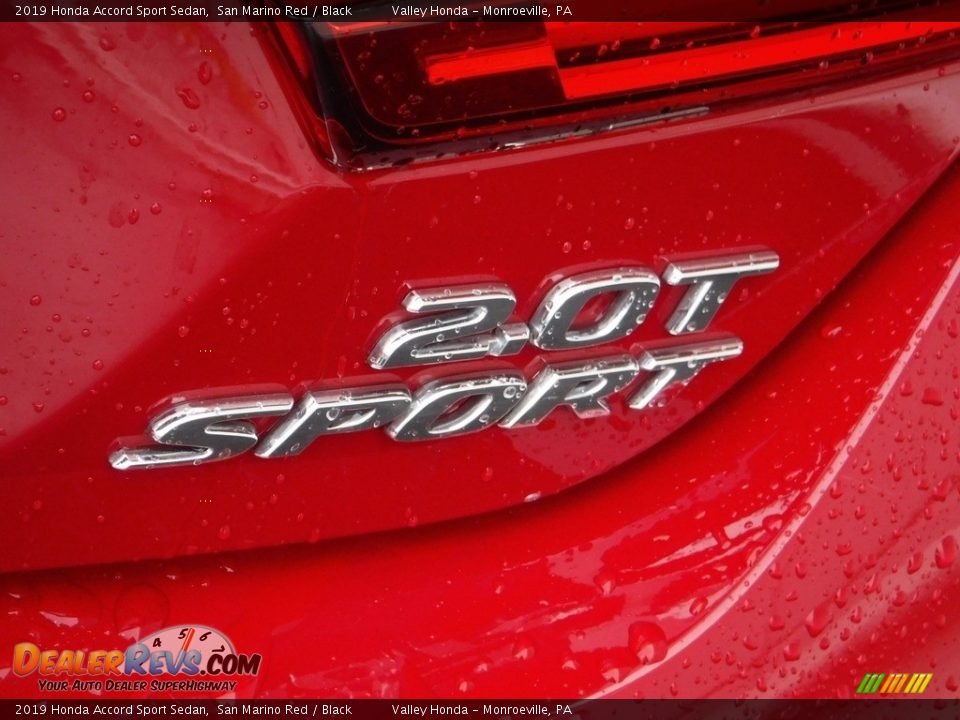 2019 Honda Accord Sport Sedan San Marino Red / Black Photo #9