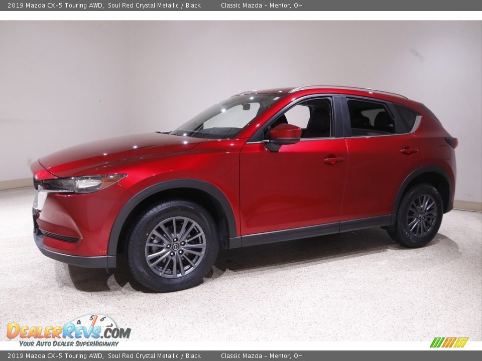 2019 Mazda CX-5 Touring AWD Soul Red Crystal Metallic / Black Photo #3