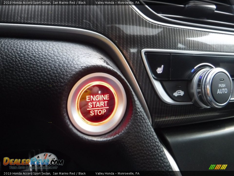 2019 Honda Accord Sport Sedan San Marino Red / Black Photo #21