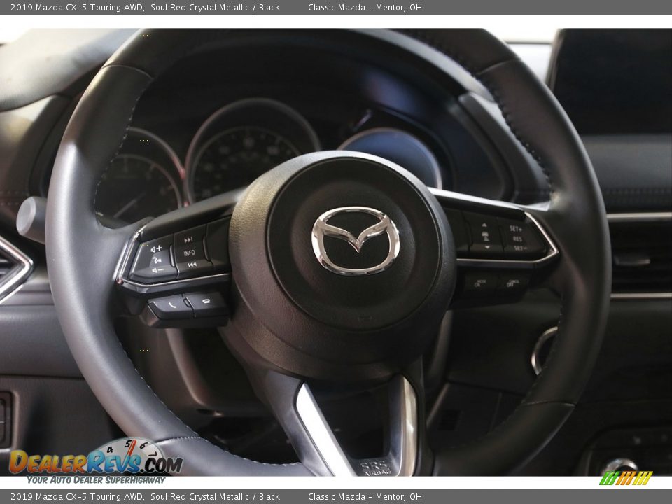 2019 Mazda CX-5 Touring AWD Soul Red Crystal Metallic / Black Photo #7