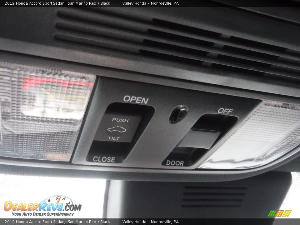 2019 Honda Accord Sport Sedan San Marino Red / Black Photo #25