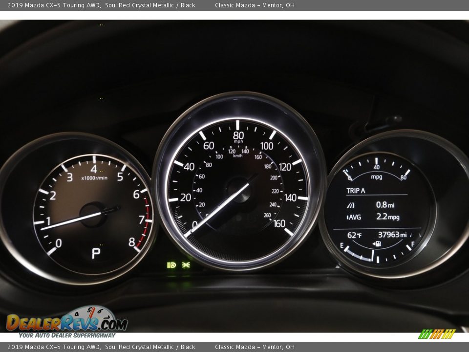 2019 Mazda CX-5 Touring AWD Soul Red Crystal Metallic / Black Photo #8