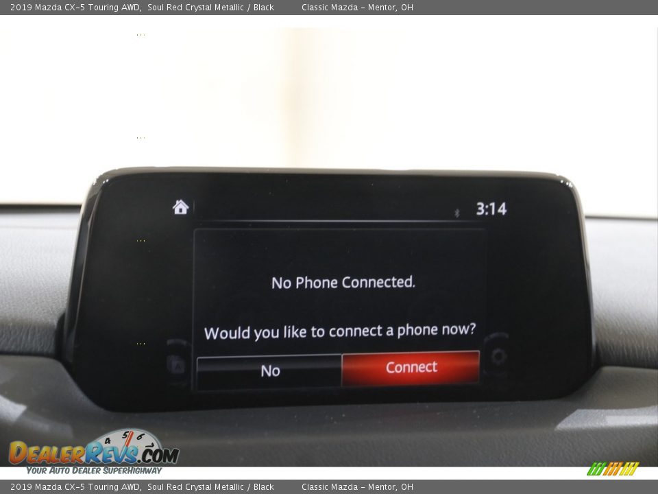 2019 Mazda CX-5 Touring AWD Soul Red Crystal Metallic / Black Photo #10