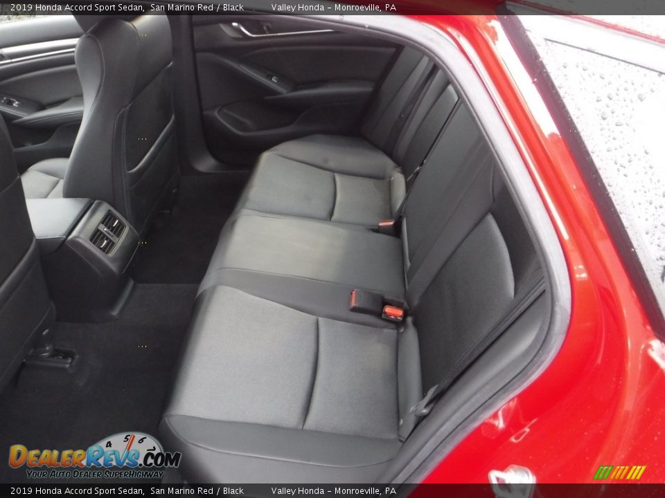 2019 Honda Accord Sport Sedan San Marino Red / Black Photo #27