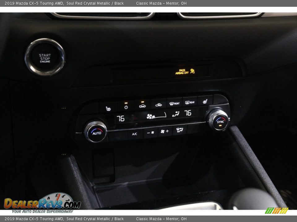2019 Mazda CX-5 Touring AWD Soul Red Crystal Metallic / Black Photo #13
