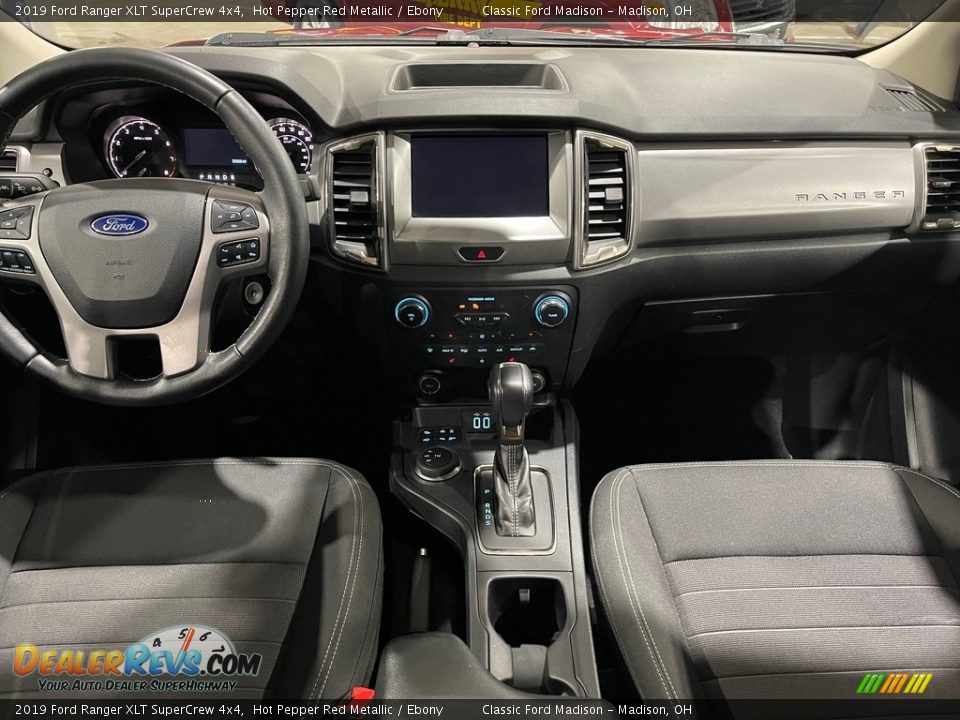2019 Ford Ranger XLT SuperCrew 4x4 Hot Pepper Red Metallic / Ebony Photo #9