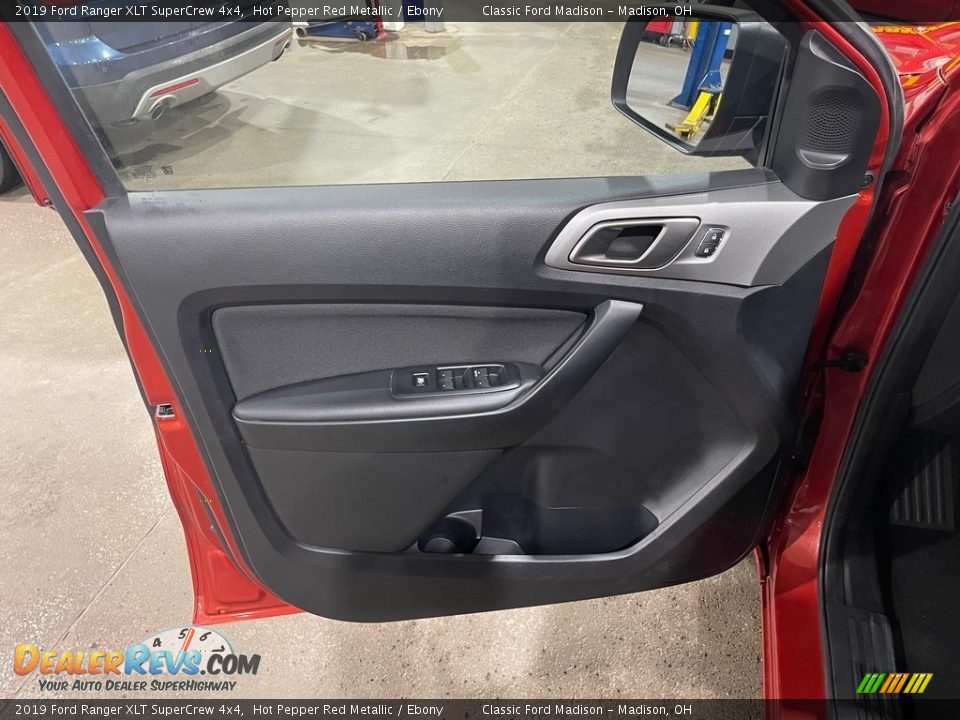 2019 Ford Ranger XLT SuperCrew 4x4 Hot Pepper Red Metallic / Ebony Photo #11