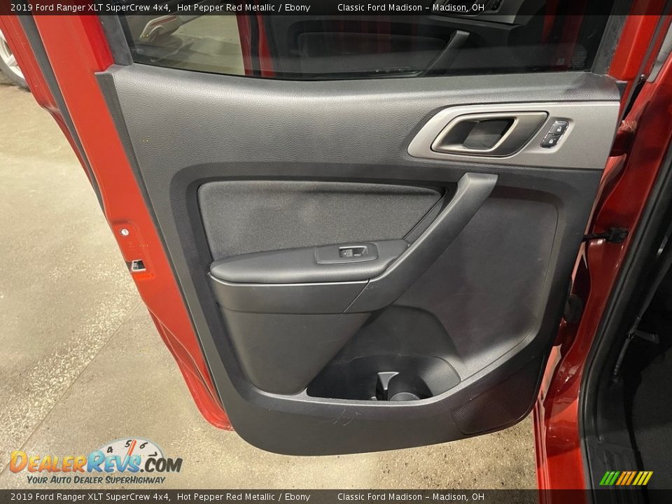 2019 Ford Ranger XLT SuperCrew 4x4 Hot Pepper Red Metallic / Ebony Photo #14