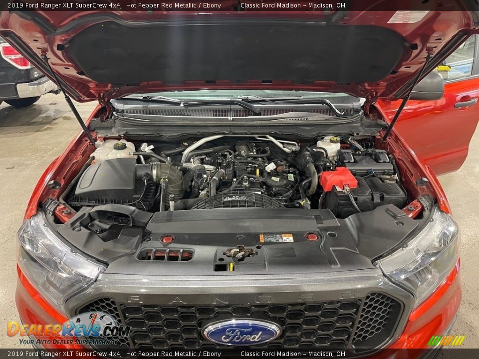 2019 Ford Ranger XLT SuperCrew 4x4 Hot Pepper Red Metallic / Ebony Photo #16