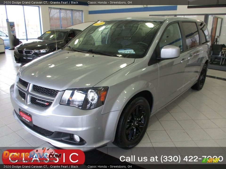 2020 Dodge Grand Caravan GT Granite Pearl / Black Photo #1