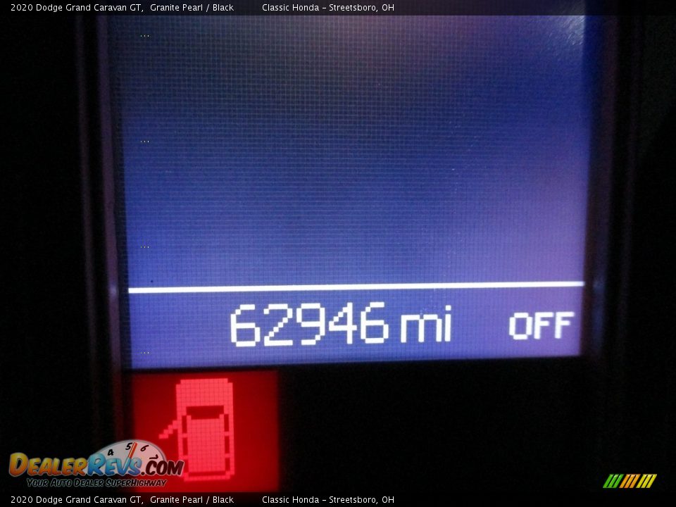 2020 Dodge Grand Caravan GT Granite Pearl / Black Photo #33