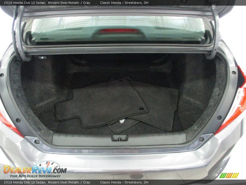 2019 Honda Civic LX Sedan Modern Steel Metallic / Gray Photo #13