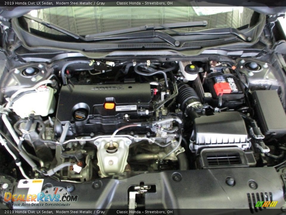 2019 Honda Civic LX Sedan Modern Steel Metallic / Gray Photo #15