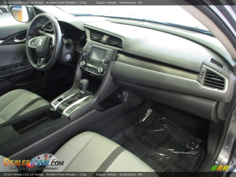 2019 Honda Civic LX Sedan Modern Steel Metallic / Gray Photo #19