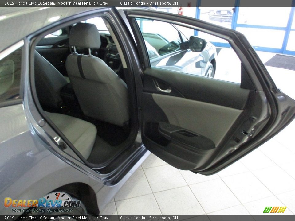 2019 Honda Civic LX Sedan Modern Steel Metallic / Gray Photo #20