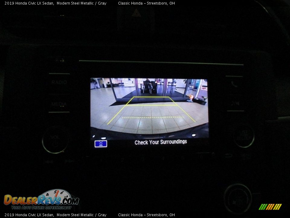 2019 Honda Civic LX Sedan Modern Steel Metallic / Gray Photo #35