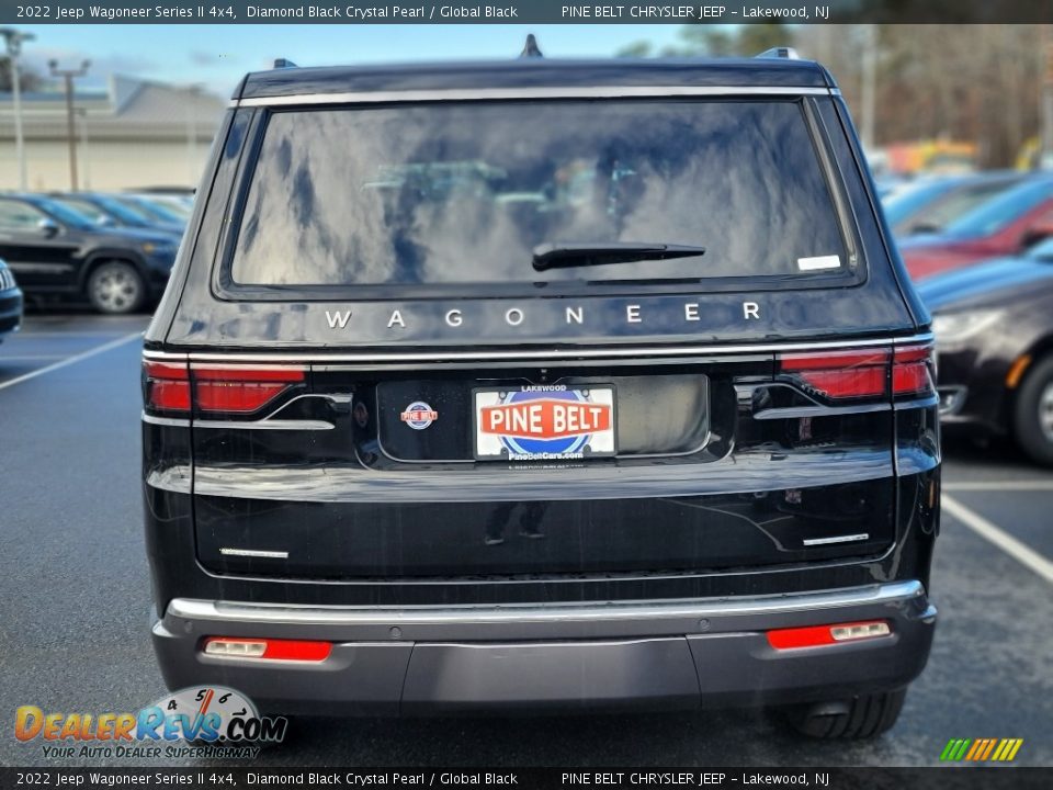 2022 Jeep Wagoneer Series II 4x4 Diamond Black Crystal Pearl / Global Black Photo #7