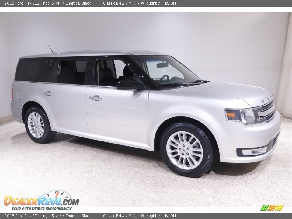 2018 Ford Flex SEL Ingot Silver / Charcoal Black Photo #1