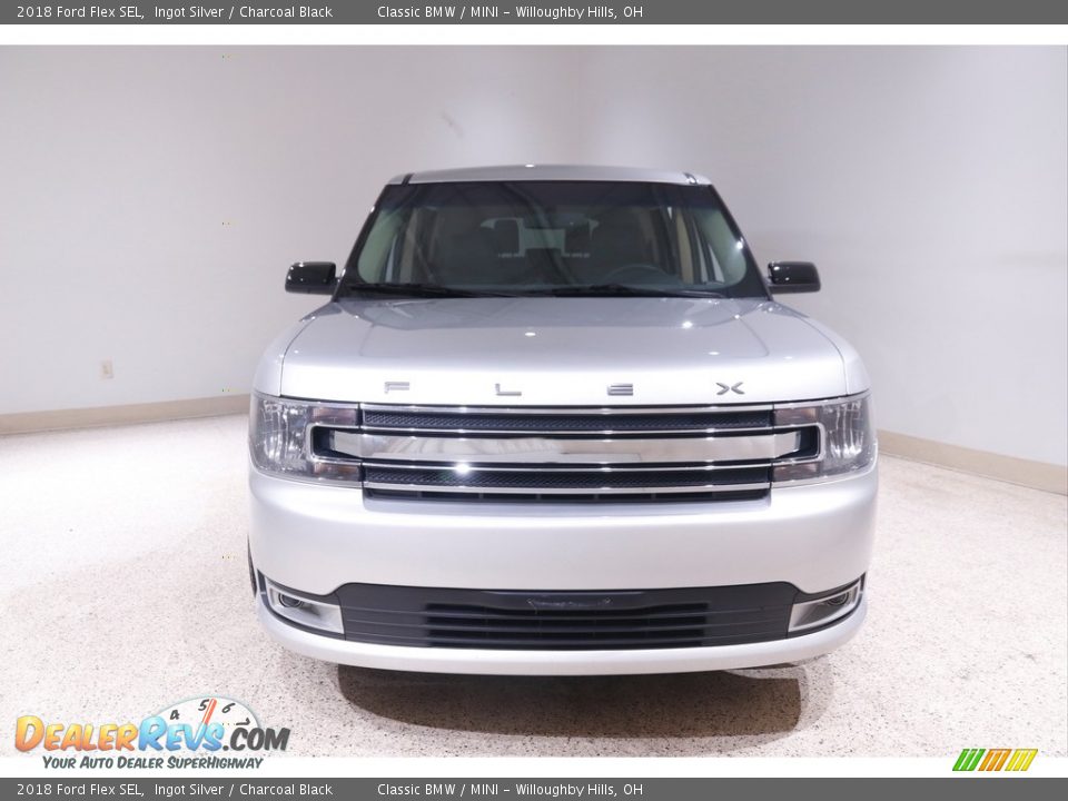 2018 Ford Flex SEL Ingot Silver / Charcoal Black Photo #2