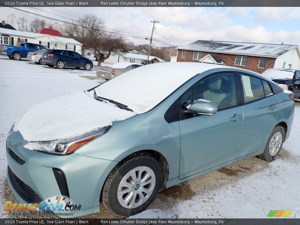 2019 Toyota Prius LE Sea Glass Pearl / Black Photo #1