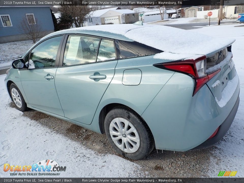 2019 Toyota Prius LE Sea Glass Pearl / Black Photo #2