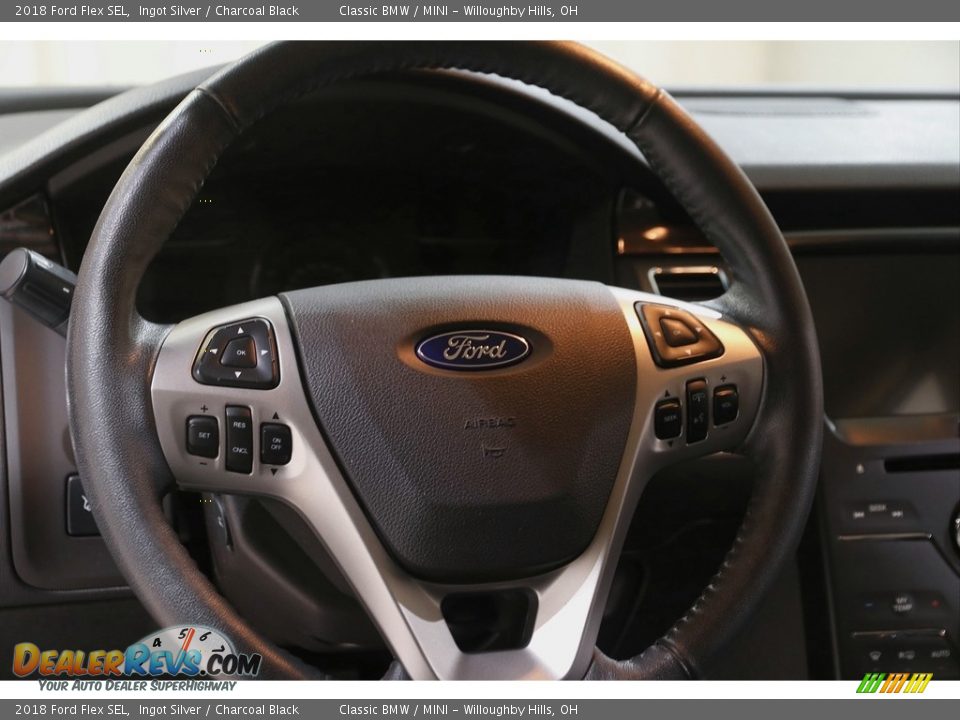 2018 Ford Flex SEL Ingot Silver / Charcoal Black Photo #7