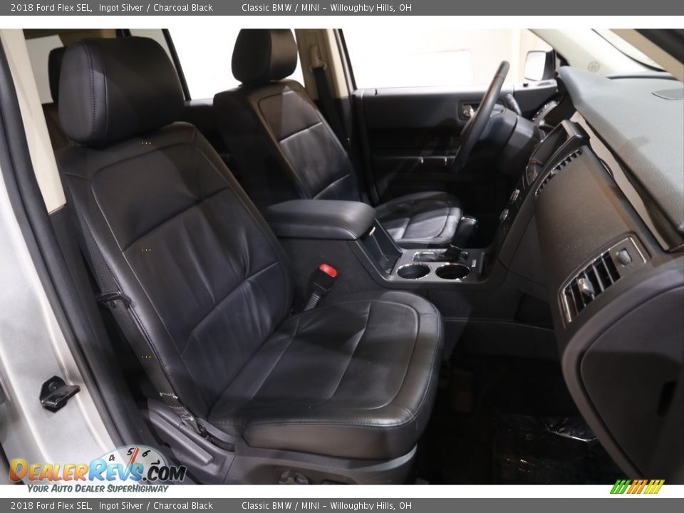 2018 Ford Flex SEL Ingot Silver / Charcoal Black Photo #16