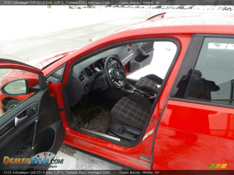 2015 Volkswagen Golf GTI 4-Door 2.0T S Tornado Red / Interlagos Cloth Photo #3