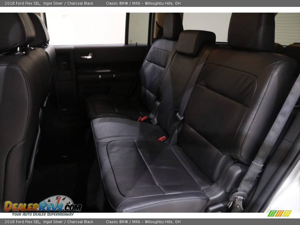 2018 Ford Flex SEL Ingot Silver / Charcoal Black Photo #18