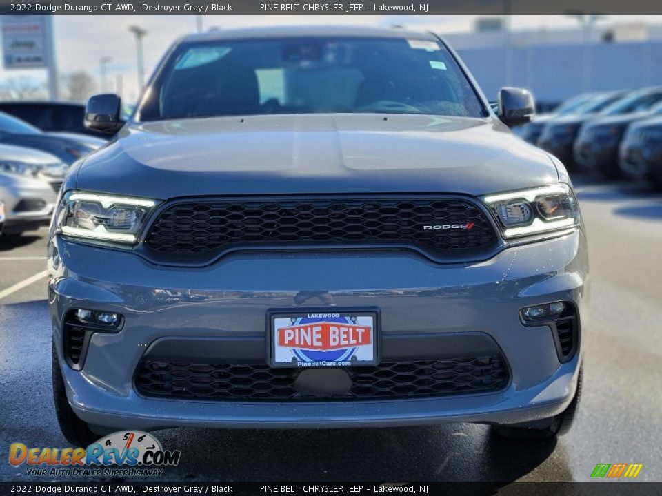 2022 Dodge Durango GT AWD Destroyer Gray / Black Photo #3