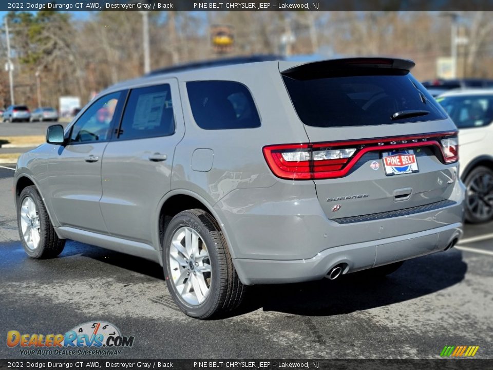 2022 Dodge Durango GT AWD Destroyer Gray / Black Photo #6